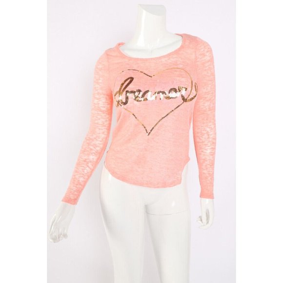 Ladies Tops - Women Ladies T-shirt Round Neck Long Sleeve Casual Tee XS S M L XL